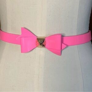Ted Baker Neon Pink Bow Belt